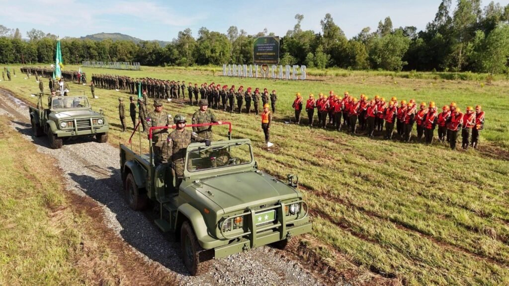 Philippine Army leadership transition involving BGen. Mario D. Jacinto and MGen. Joseph Norwin D. Pasamonte.